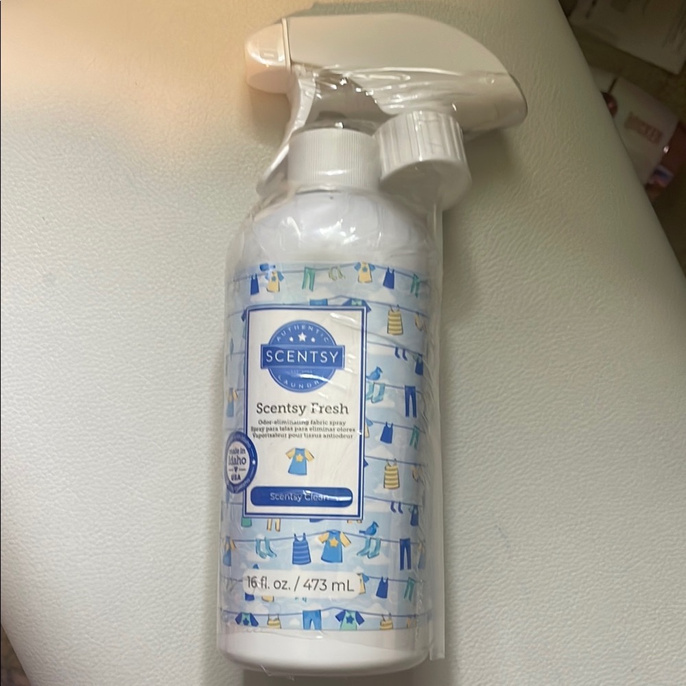 LAST ONE... 
Scentsy Fresh Fabric Spray - Scent is Scentsy Clean 🧽
